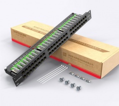 超五類(lèi)配線(xiàn)架48口1U 工程級(jí)30U鍍金接口 勝為機(jī)架式網(wǎng)絡(luò)配線(xiàn)架 NDF-548G