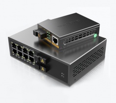 2光8電千兆單模單纖 一對(duì)裝 勝為 SC口光纖收發(fā)器 20KM BGH208GX